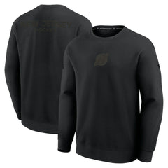 NHL New Jersey Devils Fanatics Authentic Pro Road Tri-Blend Sweatshirt - Black