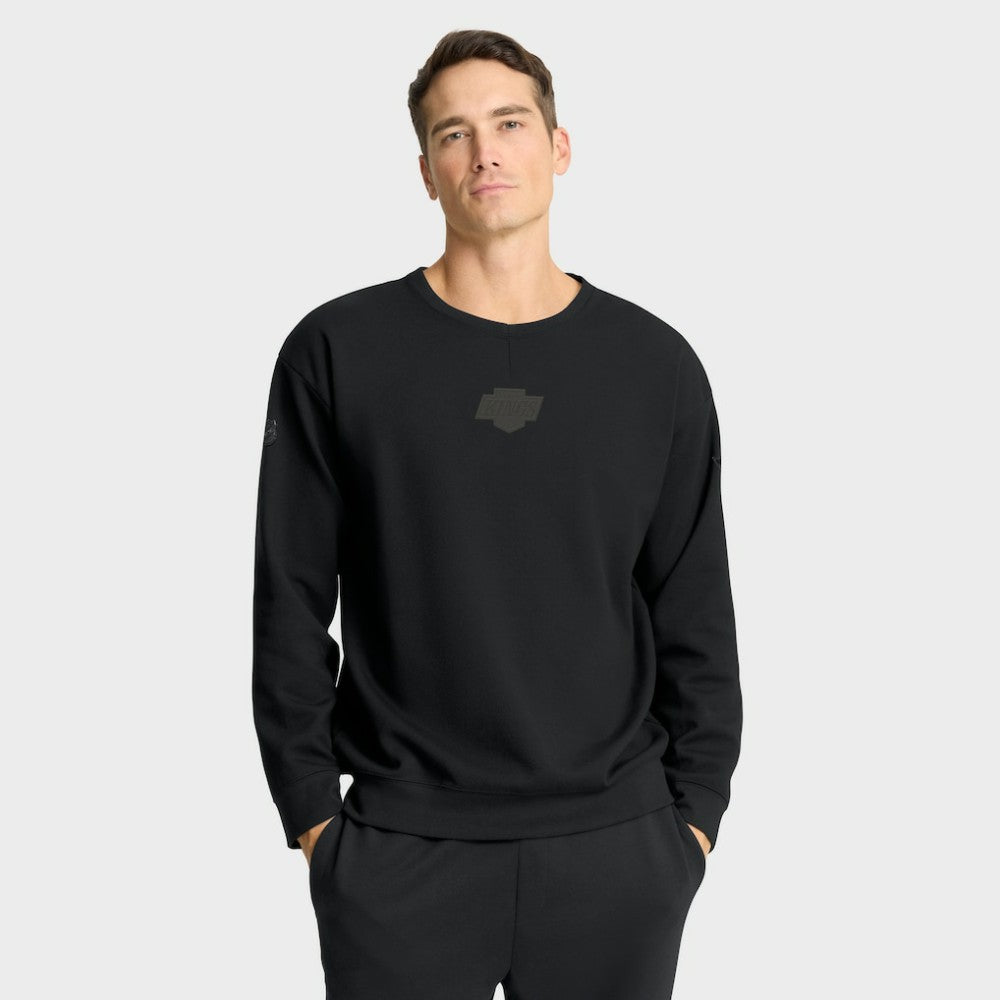 NHL Los Angeles Kings Fanatics Authentic Pro Road Tri-Blend Sweatshirt - Black
