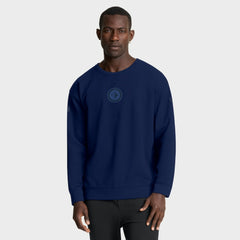 NHL Winnipeg Jets Fanatics Authentic Pro Road Tri-Blend Sweatshirt - Navy