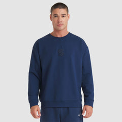 NHL Seattle Kraken Fanatics Authentic Pro Road Tri-Blend Sweatshirt - Deep Sea Blue