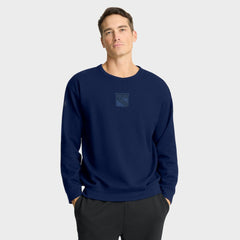 NHL New York Rangers Fanatics Authentic Pro Road Tri-Blend Sweatshirt - Navy