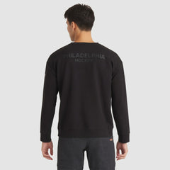 NHL Philadelphia Flyers Fanatics Authentic Pro Road Tri-Blend Sweatshirt - Black