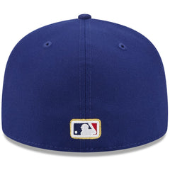 Los Angeles Dodgers New Era 2025 59FIFTY Day 59FIFTY Fitted Hat with Pins - Royal Hats