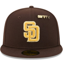 San Diego Padres New Era 2025 59FIFTY Day 59FIFTY Fitted Hat with Pins - Brown Hats