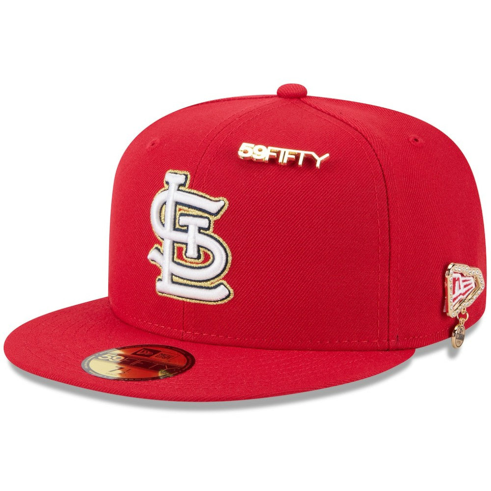 St. Louis Cardinals New Era 2025 59FIFTY Day 59FIFTY Fitted Hat with Pins - Red Hats