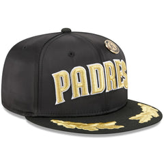 San Diego Padres New Era 2025 59FIFTY Day Gold Leaf 59FIFTY Fitted Hat - Black Hats