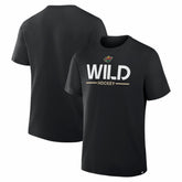 NHL Minnesota Wild Fanatics Authentic Pro Primary T-Shirt - Black