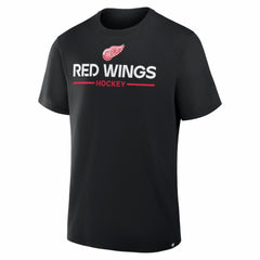 NHL Detroit Red Wings Fanatics Authentic Pro Primary T-Shirt - Black
