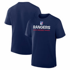 NHL New York Rangers Fanatics Authentic Pro Primary T-Shirt - Navy