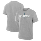 NHL Seattle Kraken Fanatics Authentic Pro Primary T-Shirt - Gray