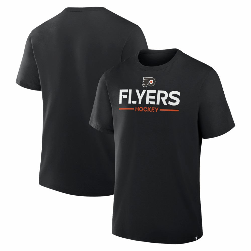 NHL Philadelphia Flyers Fanatics Authentic Pro Primary T-Shirt - Black