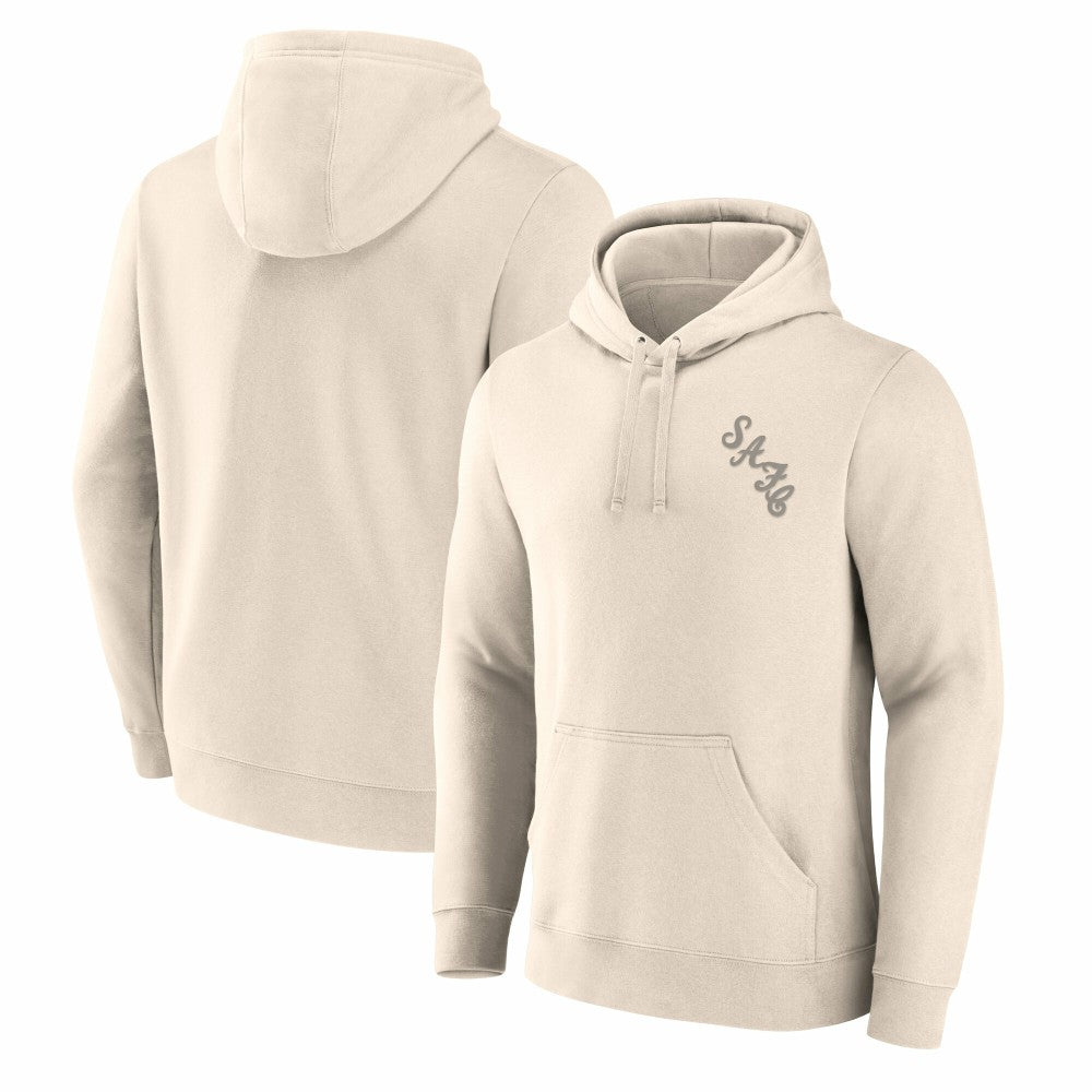 Sunderland Essentials Small Crest Vintage Logo Overhead Hoodie / Whitecap Gray / Mens shop