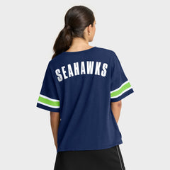 Seattle Seahawks Women's Redzone Curl Route T-Shirt College Navy