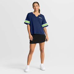Seattle Seahawks Women's Redzone Curl Route T-Shirt College Navy