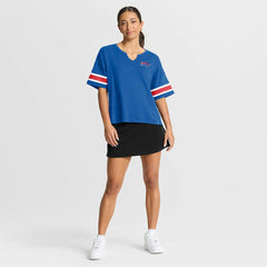 Buffalo Bills Women's Redzone Curl Route T-Shirt Royal
