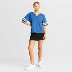 Detroit Lions Women's Redzone Curl Route T-Shirt Blue