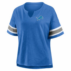 Detroit Lions Women's Redzone Curl Route T-Shirt Blue