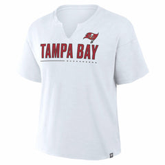 Tampa Bay Buccaneers Women's Redzone Slub Boxy T-Shirt White