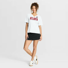 Atlanta Falcons Women's Redzone Slub Boxy T-Shirt White