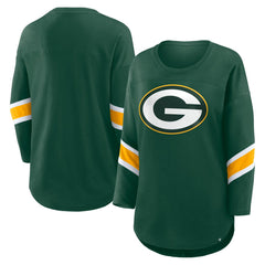 Green Bay Packers Women's Redzone 3/4-Sleeve T-Shirt Green