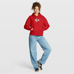 Kansas City Chiefs Women's Eligible Receiver Legacy Pullover Hoodie Red