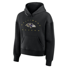 Baltimore Ravens Women's Eligible Receiver Legacy Pullover Hoodie Black