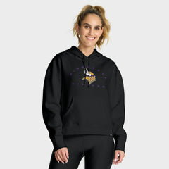 Minnesota Vikings Women's Eligible Receiver Legacy Pullover Hoodie Black
