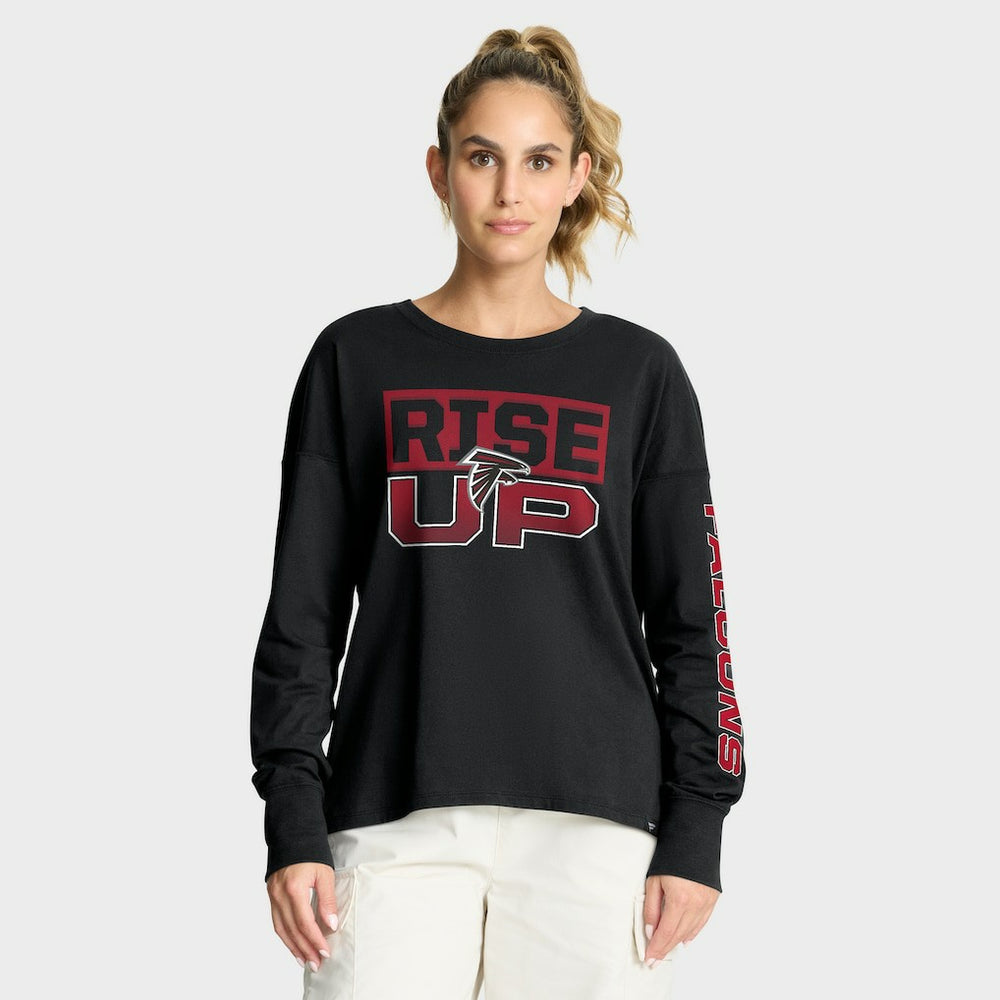 Atlanta Falcons Women's Hometown Legacy Long Sleeve T-Shirt Black