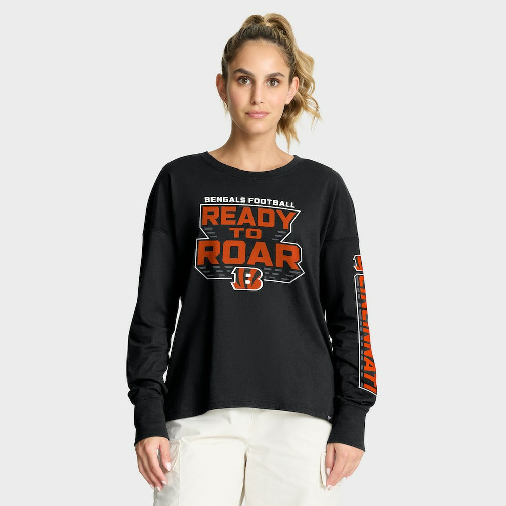 Cincinnati Bengals Women's Hometown Legacy Long Sleeve T-Shirt Black
