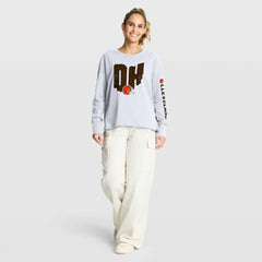 Cleveland Browns Women's Hometown Legacy Long Sleeve T-Shirt White