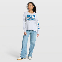 Detroit Lions Women's Hometown Legacy Long Sleeve T-Shirt White