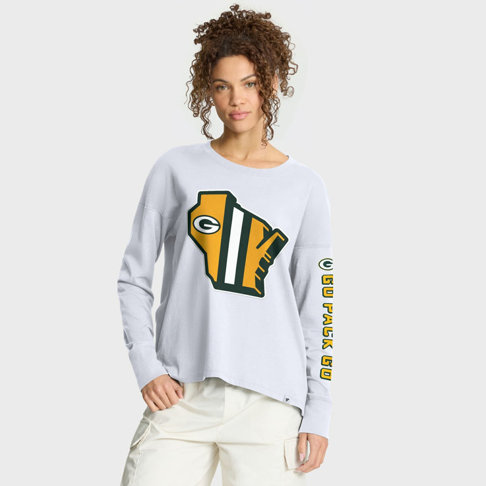 Green Bay Packers Women's Hometown Legacy Long Sleeve T-Shirt White