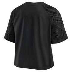 NFL Green Bay Packers Women's Oversized Raglan V-Neck Blackout Fashion Jersey for sale