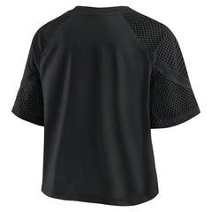 NFL Miami Dolphins Women's Oversized Raglan V-Neck Blackout Fashion Jersey online