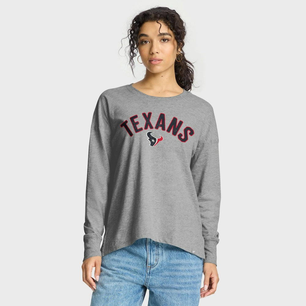 Houston Texans Women's Hometown Legacy Long Sleeve T-Shirt Heather Gray