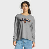 Chicago Bears Women's Hometown Legacy Long Sleeve T-Shirt Heather Gray