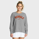 Cincinnati Bengals Women's Hometown Legacy Long Sleeve T-Shirt Heather Gray