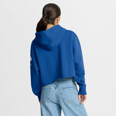 Indianapolis Colts Women's Oversized Hometown Heritage Cropped Hoodie Royal