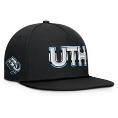 NHL Utah Mammoth Fanatics Authentic Pro Rink Team Code Snapback Hat - Black