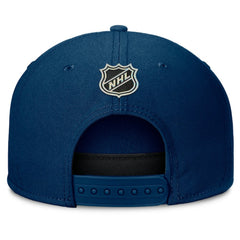 NHL Seattle Kraken Fanatics Authentic Pro Rink Team Code Snapback Hat - Deep Sea Blue