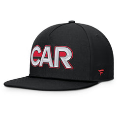 NHL Carolina Hurricanes Fanatics Authentic Pro Rink Team Code Snapback Hat - Black
