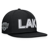 NHL Los Angeles Kings Fanatics Authentic Pro Rink Team Code Snapback Hat - Black