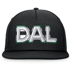 NHL Dallas Stars Fanatics Authentic Pro Rink Team Code Snapback Hat - Black