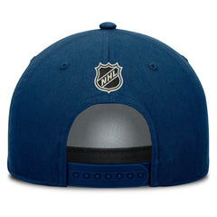 NHL Seattle Kraken Fanatics Authentic Pro Rink Roper A-Frame Adjustable Hat - Deep Sea Blue