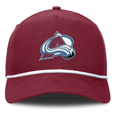 NHL Colorado Avalanche Fanatics Authentic Pro Rink Roper A-Frame Adjustable Hat - Burgundy
