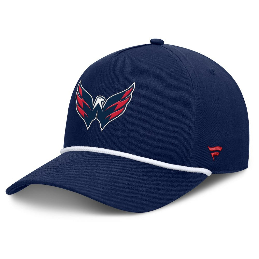 NHL Washington Capitals Fanatics Authentic Pro Rink Roper A-Frame Adjustable Hat - Navy
