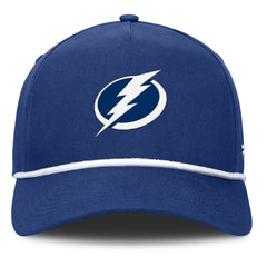NHL Tampa Bay Lightning Fanatics Authentic Pro Rink Roper A-Frame Adjustable Hat - Blue