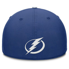 NHL Tampa Bay Lightning Fanatics Authentic Pro Rink Team Code Flex Hat - Blue/White