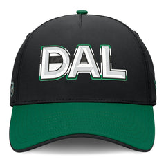 NHL Dallas Stars Fanatics Authentic Pro Rink Team Code Flex Hat - Black/Kelly Green