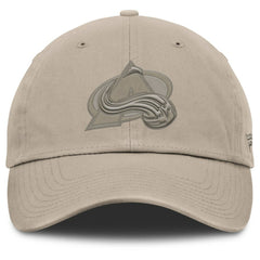 NHL Colorado Avalanche Fanatics Authentic Pro Road Adjustable Hat - Tan